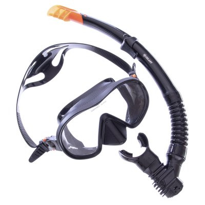 Набір для плавання маска із трубкою Zelart M105-SN132-SIL чорний