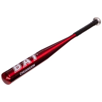 Біта бейсбольна алюмінієва BAT SP-Sport C-1862 71см червоний