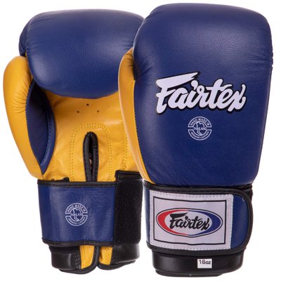 Боксерські рукавички шкіряні FAIRTEX BO-3783 16 унцій