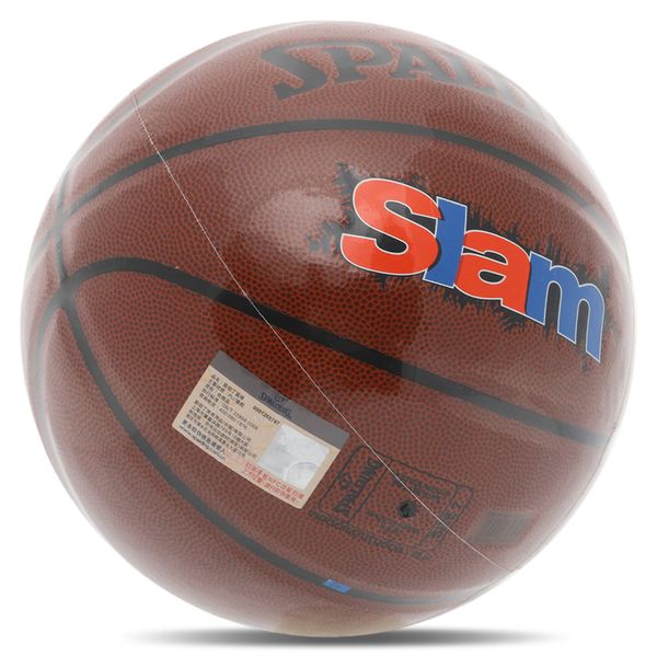 Мяч баскетбольный PU SPALDING SLAM 76886Y №7 коричневый