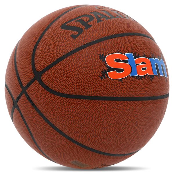 Мяч баскетбольный PU SPALDING SLAM 76886Y №7 коричневый