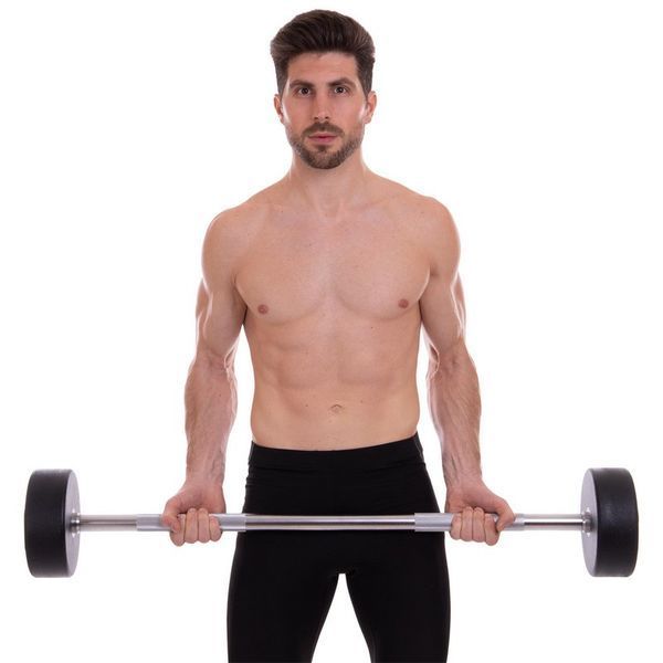 Штанга фіксована пряма поліуретанова Zelart Urethane Barbell TA-2689-35 довжина-110см 35кг