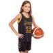 Форма баскетбольная подростковая NB-Sport NBA LAKERS 23 BA-0928 2XL черный-желтый