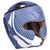 Шлем боксерский в мексиканском стиле кожаный VELO VL-2225 M синий