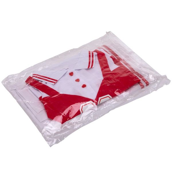 Костюм для чирлидинга (юбка и топ) LIDONG LD-8557 размер S красный