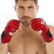 Рукавички для змішаних єдиноборств MMA шкіряні FAIRTEX FGV12 M червоний
