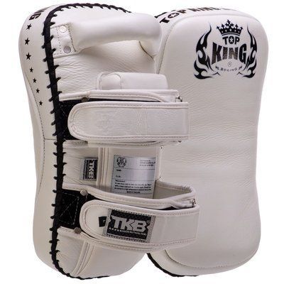 Пади для тайського боксу Тай-педи TOP KING Super TKKPS-CV-XL 41х20х11см 2шт білий