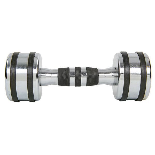 Гантель хромований Zelart TA-8232-5 1шт 5кг