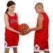 Форма баскетбольна дитяча NB-Sport NBA BULLS BA-9968 S червоно-білий