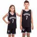 Форма баскетбольная детская NBA BROOKLYN 7 SP-Sport 3581 S черный-белый