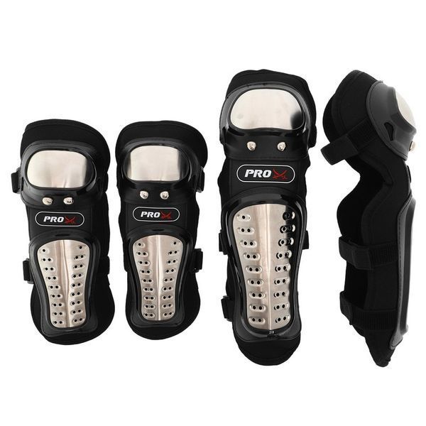 Комплект защиты PRO-X M-9335 (колено, голень, предплечье, локоть) черный