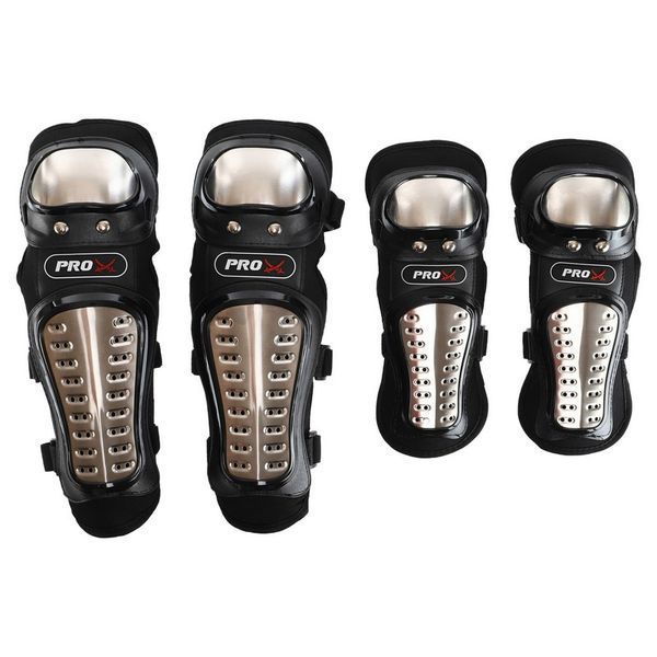 Комплект защиты PRO-X M-9335 (колено, голень, предплечье, локоть) черный