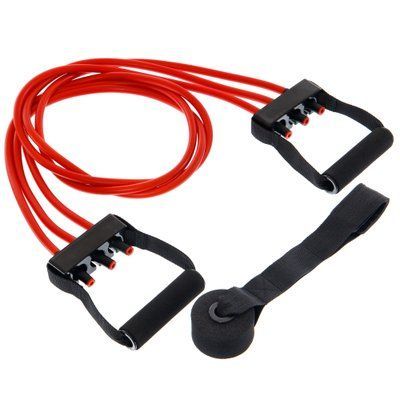 Еспандер трубчастий з ручками з фіксатором дверей Resistance Band 8021-30-170 SP-Sport