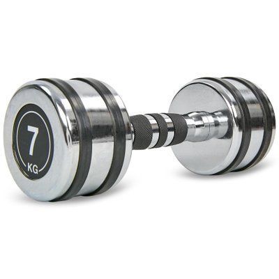 Гантель хромований Zelart TA-8232-7 1шт 7кг