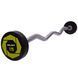 Штанга фіксована вигнута поліуретанова Zelart Urethane Barbell TA-2690-15 довжина-104см 15кг