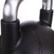 Гиря гумова з хромованою ручкою Zelart TA-2681-8 вага 8кг чорний