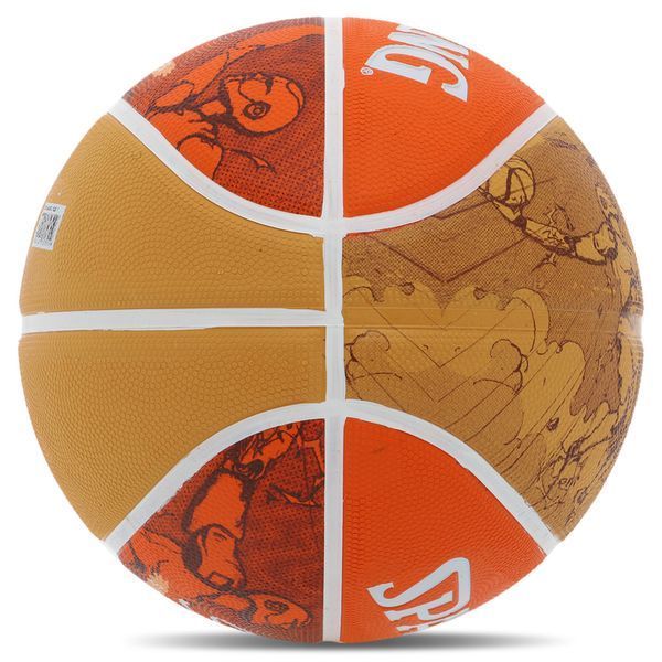 М'яч баскетбольний гумовий SPALDING JUMP SKETCH 84452Y №7 помаранчевий