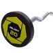 Штанга фіксована вигнута поліуретанова Zelart Urethane Barbell TA-2690-20 довжина-104см 20кг