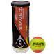 М'яч для великого тенісу DUNLOP STAGE 2 ORANGE DL601339 3шт салатовий