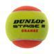 М'яч для великого тенісу DUNLOP STAGE 2 ORANGE DL601339 3шт салатовий