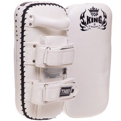 Пади для тайського боксу Тай-педи TOP KING Super TKKPS-SV-L 39х19х10см 2шт білий