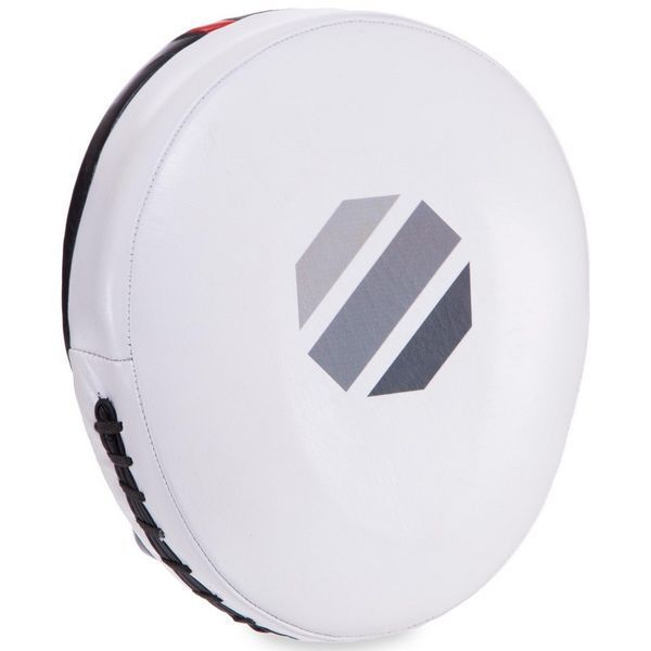 Лапа Пряма кругла для боксу та єдиноборств UFC PRO Air UCP-75343 25,5х21,5х6см 2шт чорний-білий