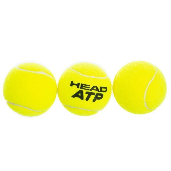 М'яч для великого тенісу HEAD ATP METAL CAN 570303 3шт салатовий