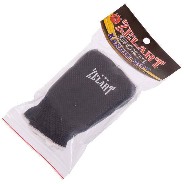 Перчатки (накладки) для карате Zelart ZB-6125 размер L черный