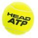 М'яч для великого тенісу HEAD ATP METAL CAN 570303 3шт салатовий