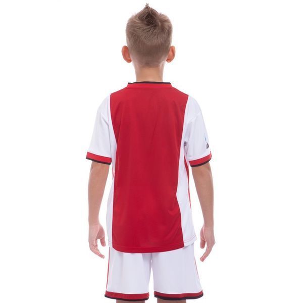 Форма футбольная детская с символикой футбольного клуба AJAX домашняя 2020 SP-Planeta CO-0980 8 лет красный-белый