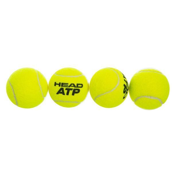 М'яч для великого тенісу HEAD ATP METAL CAN 570314 4шт салатовий
