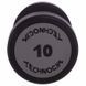 Гантель цельная профессиональная TECHNOGYM LN-1254-10 1шт 10кг