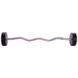 Штанга фиксированная изогнутая полиуретановая Zelart Urethane Barbell TA-2690-30 длина-107см 30кг