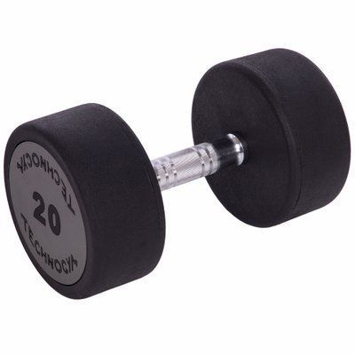 Гантель цільна професійна TECHNOGYM LN-1254-20 1шт 20кг