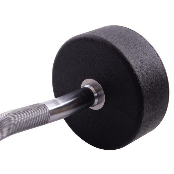 Штанга фіксована вигнута поліуретанова Zelart Urethane Barbell TA-2690-40 довжина-111см 40кг