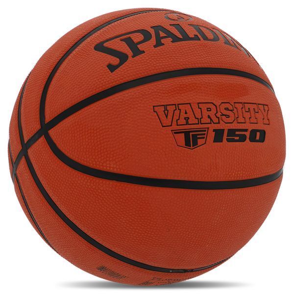 Мяч баскетбольный резиновый SPALDING TF-150 VARSITY 84421Y №7 оранжевый