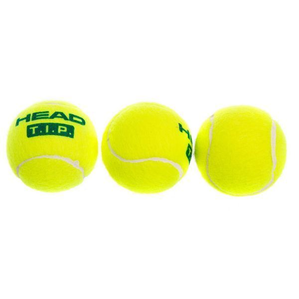 М'яч для великого тенісу HEAD TIP GREEN 578233 3шт салатовий