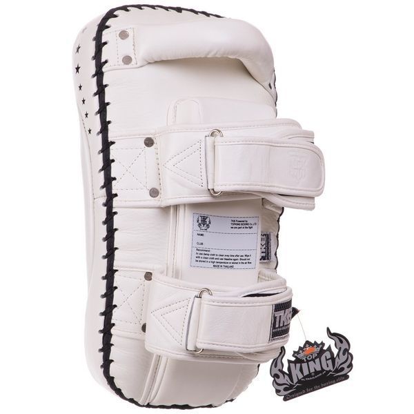 Пади для тайського боксу Тай-педи TOP KING Super TKKPS-SV-LX 41х20х11см 2шт белый