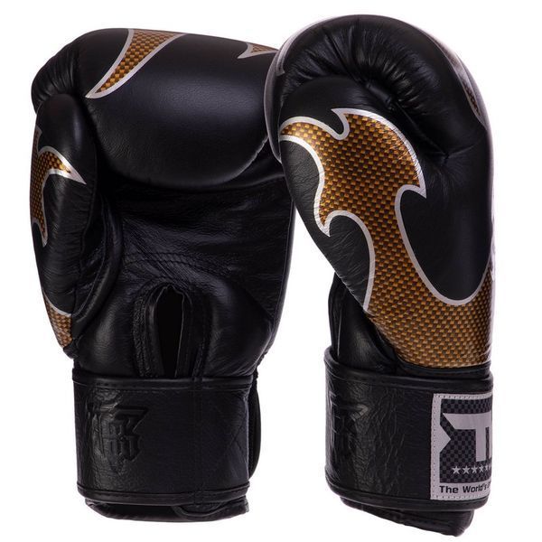Рукавички боксерські шкіряні TOP KING Empower TKBGEM-01 8 унцій чорний