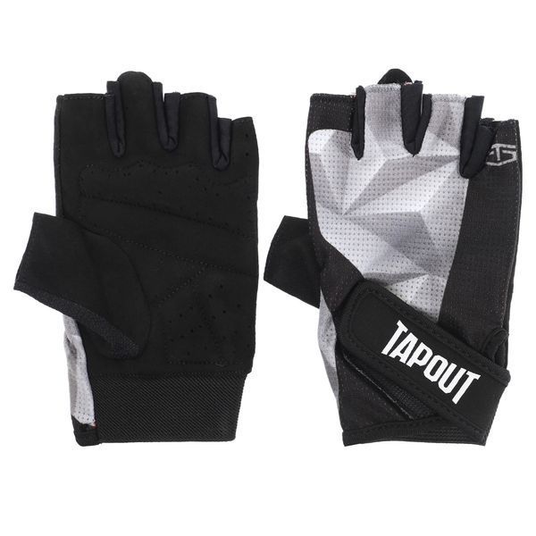 Рукавички спортивні TAPOUT SB168504 L чорний-сірий