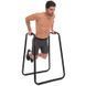 Бруси підлогові-хайлети (еквалайзер) з ременями push-up UFC DIP STATION UHA-69399 чорний