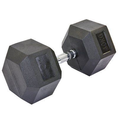 Гантель цільна шестигранна SP-Planeta SC-8013-40 1шт 40кг