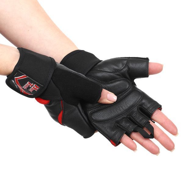 Рукавички для фітнесу та важкої атлетики HARD TOUCH FG-9532 S червоний