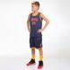 Форма баскетбольная детская NB-Sport NBA CHVS 23 4309 M синий-желтый