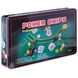 Набор для покера в металлической коробке SP-Sport IG-4394 300 фишек