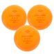 Набор мячей для настольного тенниса 3 штуки DONIC MT-608338 AVANTGARDE 3star оранжевый