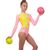Купальник для художньої гімнастики дитячий SP-Planeta DR-1405 34 рожевий