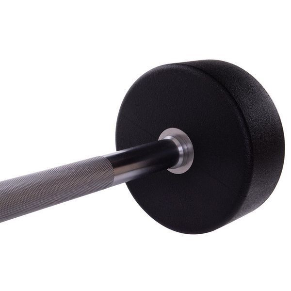 Штанга фіксована пряма поліуретанова Zelart Urethane Barbell TA-2689-40 довжина-112см 40кг