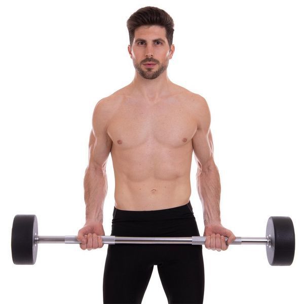 Штанга фіксована пряма поліуретанова Zelart Urethane Barbell TA-2689-40 довжина-112см 40кг
