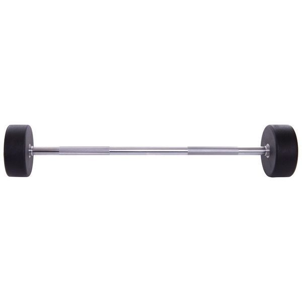 Штанга фіксована пряма поліуретанова Zelart Urethane Barbell TA-2689-40 довжина-112см 40кг